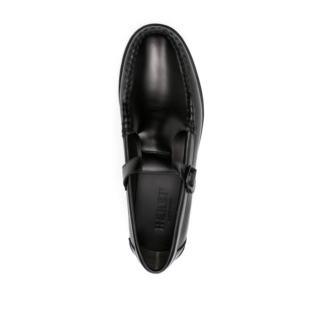 Hereu Black Boat Shoes Men HEREU