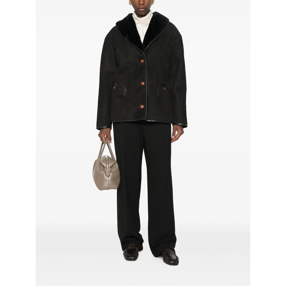 Blazé Milano Black Jackets - Faux Fur & Shearling Jackets Women BLAZE MILANO