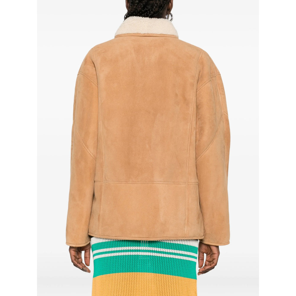 Blazé Milano Brown Jackets - Faux Fur & Shearling Jackets Women BLAZE MILANO