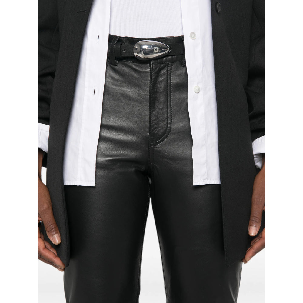 Blazé Milano Black Trousers - Straight Trousers Women BLAZE MILANO