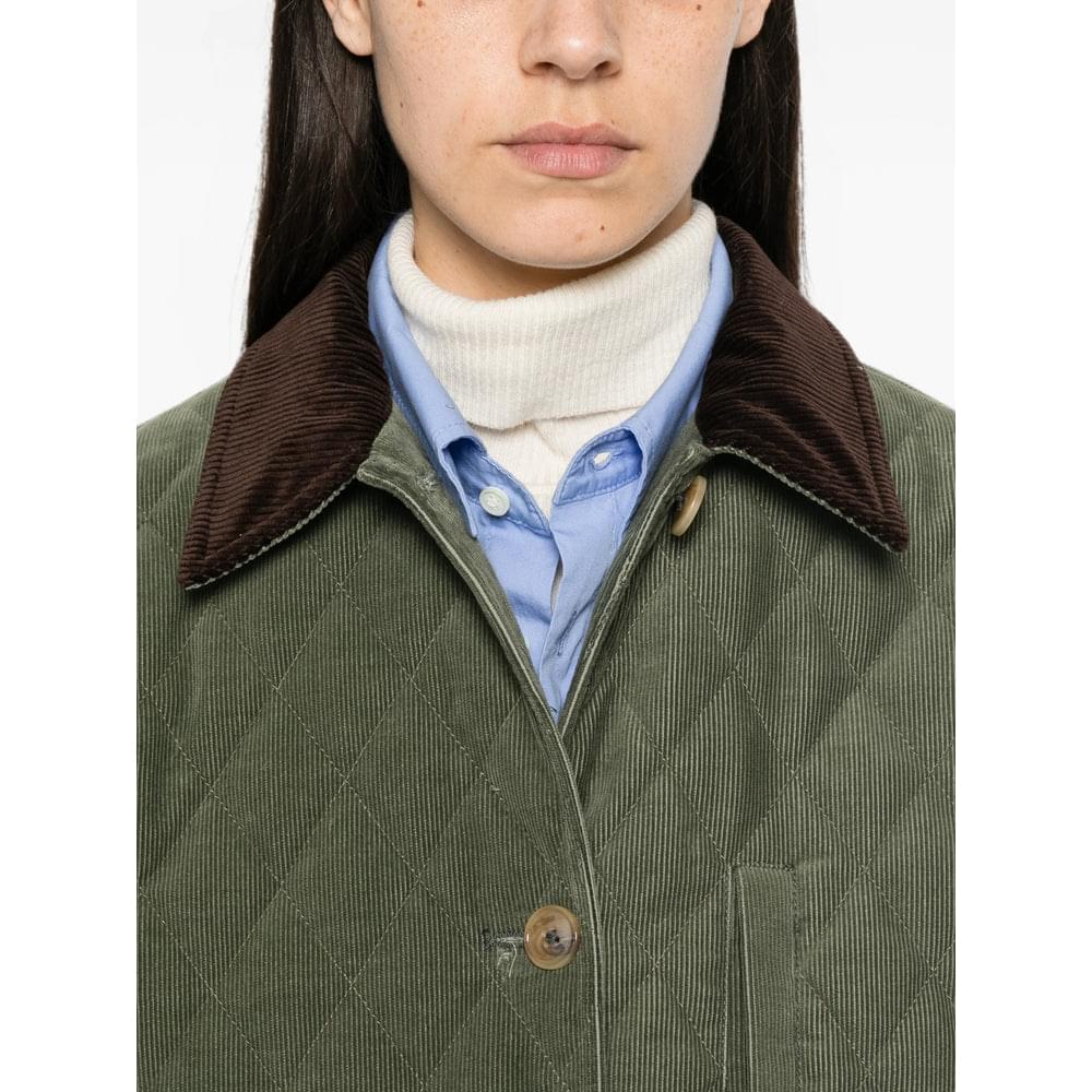 Blazé Milano Green Jackets - Puffer Jackets Women BLAZE MILANO