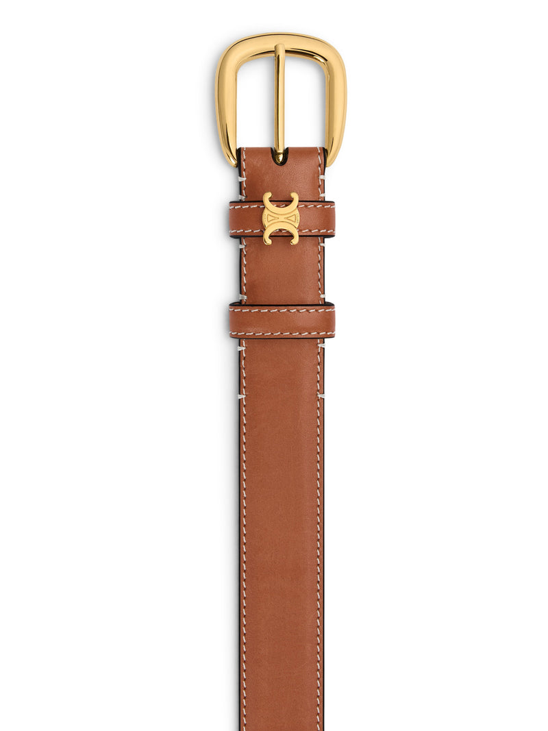 Celine Women Vivienne 25Mm Belt In Natural Calfskin CELINE