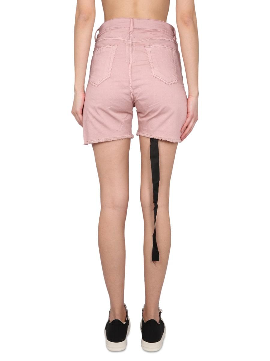 Rick Owens Drkshdw Women Short In Denim RICK OWENS