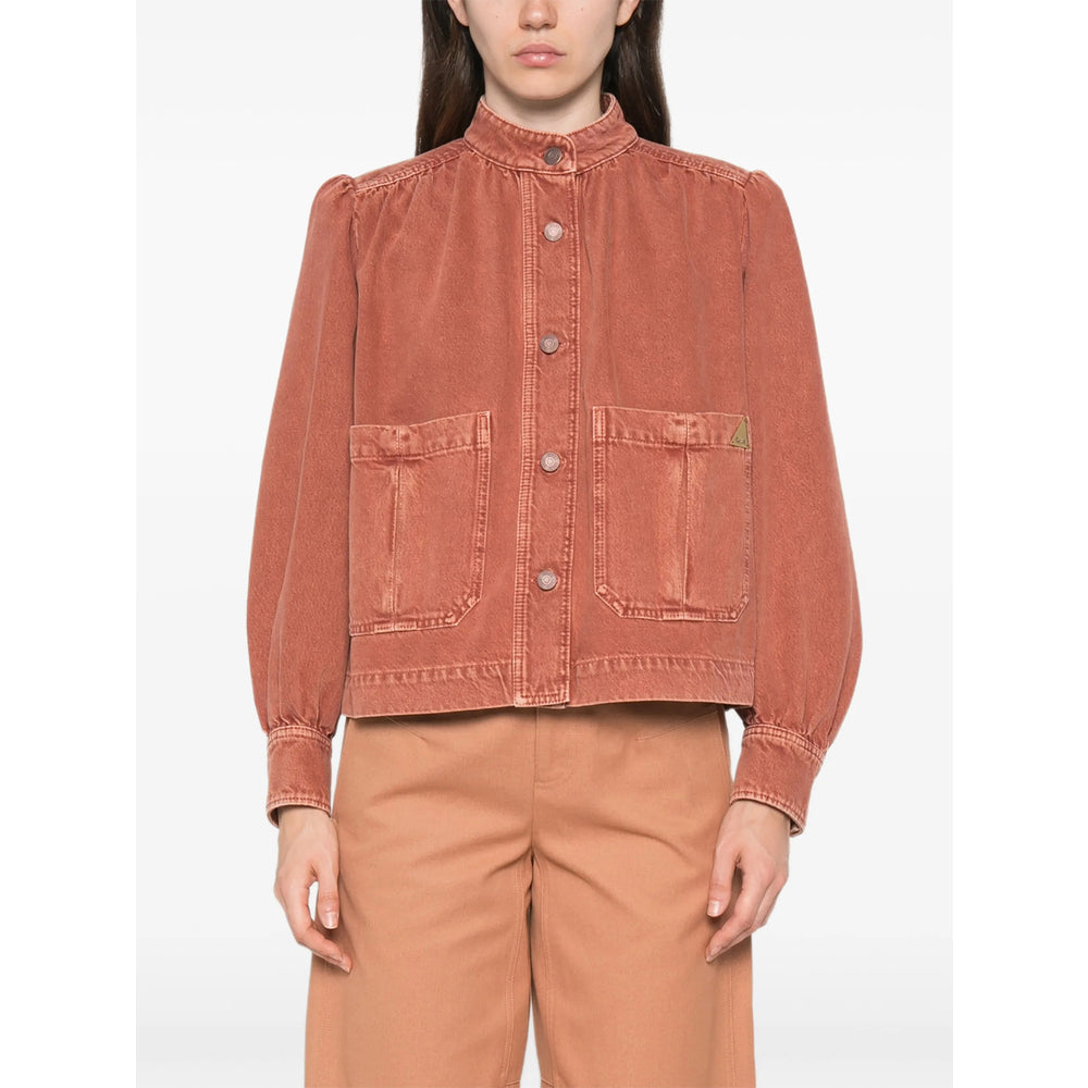 Chloé Brown Jackets - Denim Jackets Women CHLOE