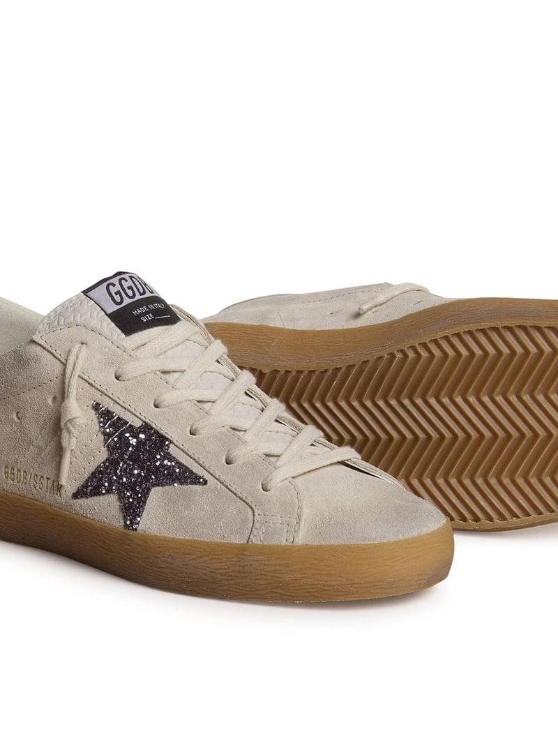 Golden Goose Deluxe Brand Women Women`S Super-Star In Suede With Glitter Star GOLDEN GOOSE