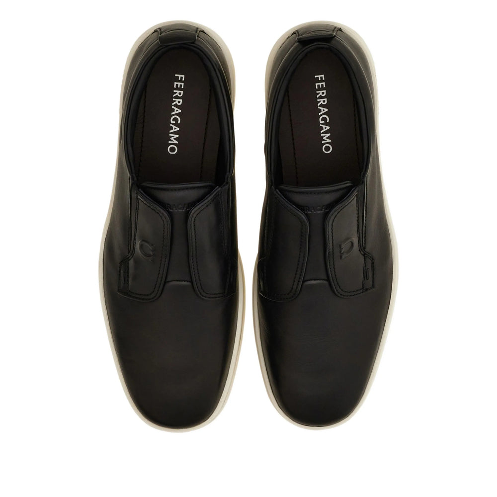 Ferragamo Black Trainers - Slip-Ons Men FERRAGAMO