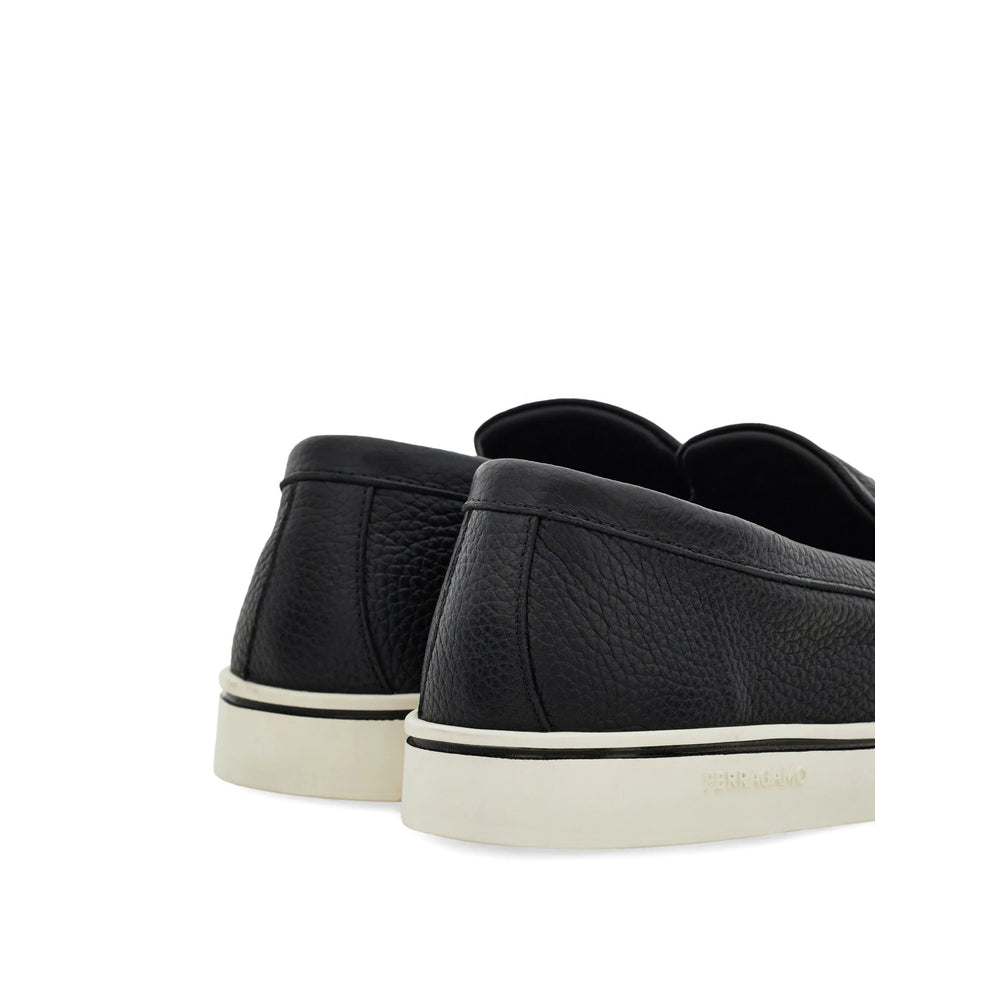 Ferragamo Black Loafers Men FERRAGAMO