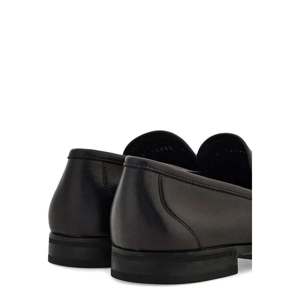 Ferragamo Black Loafers Men FERRAGAMO