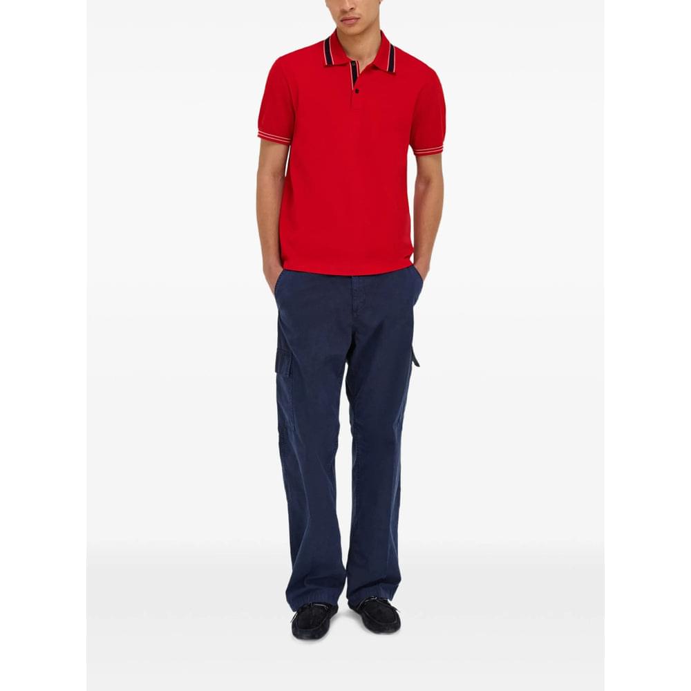 Ferragamo Red Polo Shirts Men FERRAGAMO