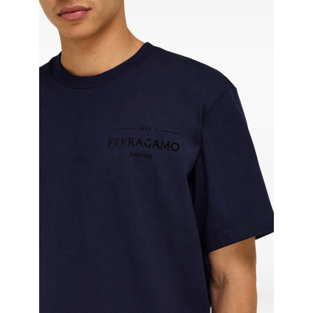 Ferragamo Blue T-Shirts & Vests - T-Shirts Men FERRAGAMO