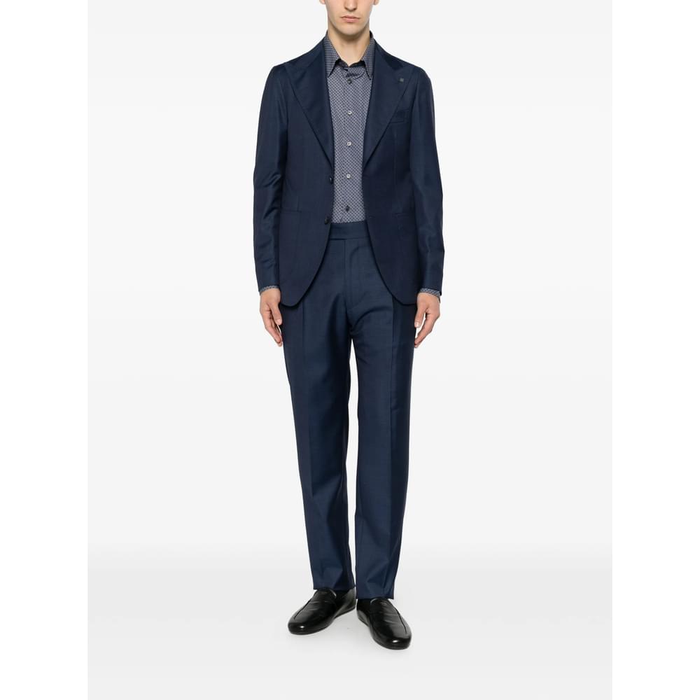 Ferragamo Blue Shirts Men FERRAGAMO