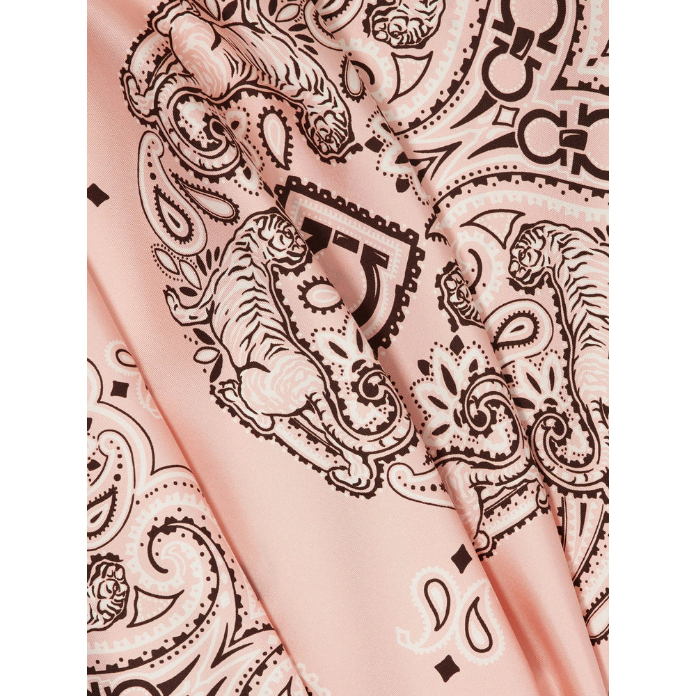 Ferragamo Pink Scarves Women FERRAGAMO