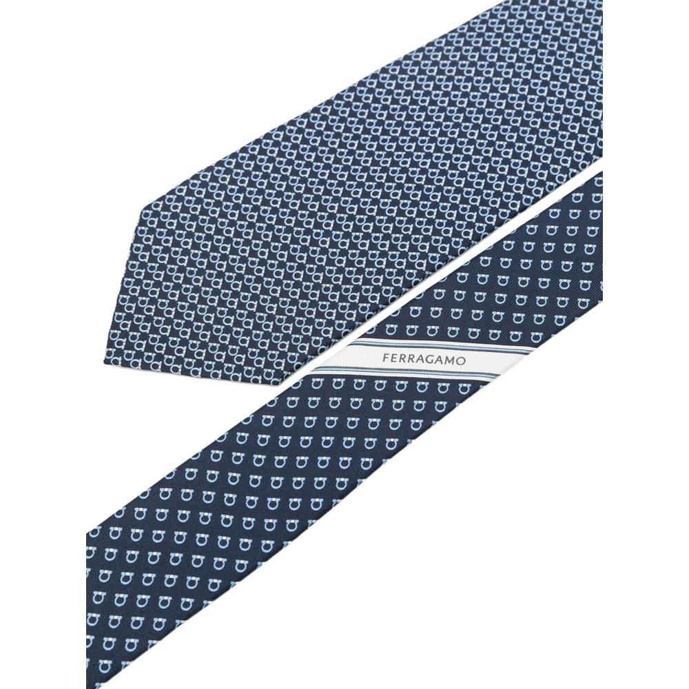 Ferragamo Blue Ties & Bow Ties Men FERRAGAMO