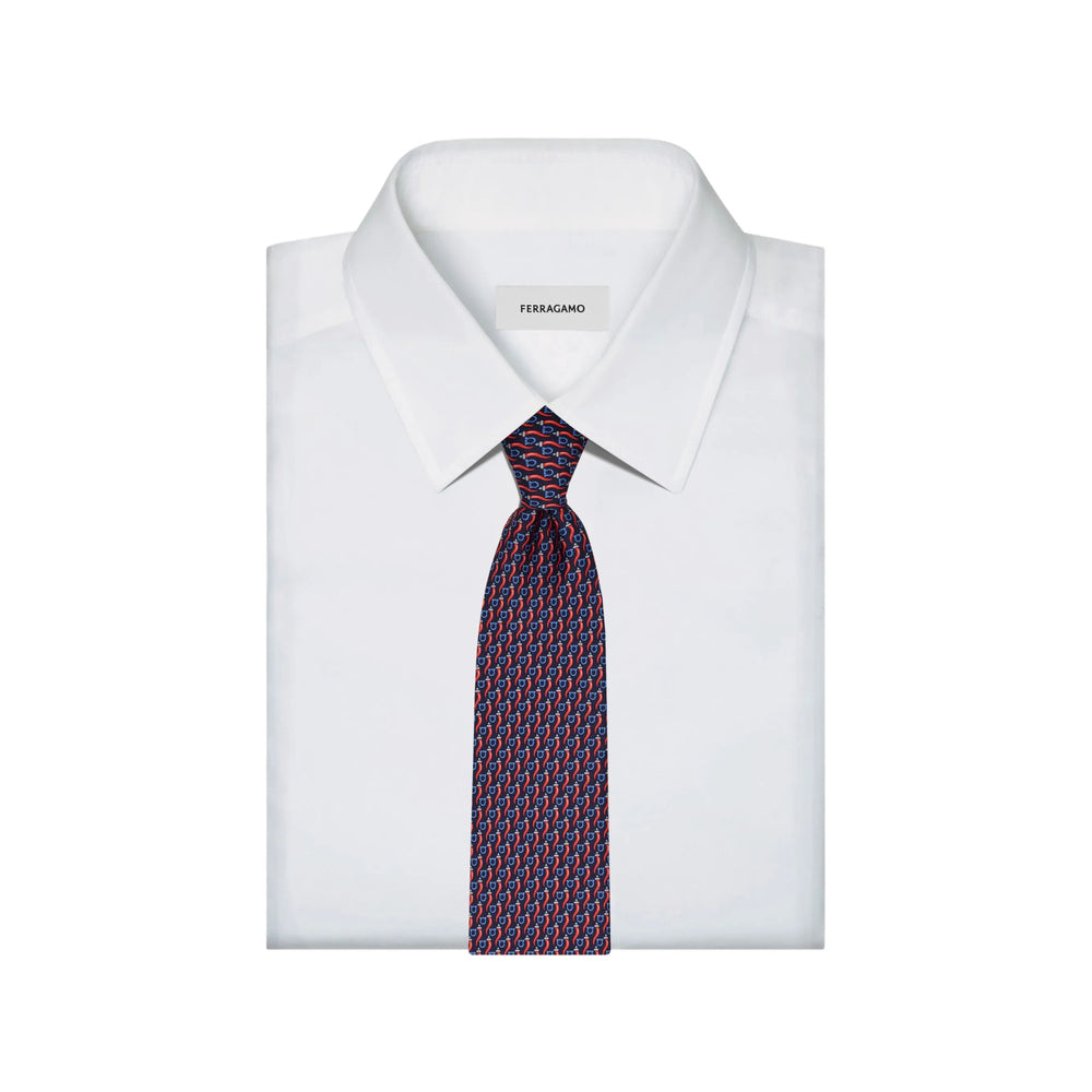 Ferragamo Blue Ties & Bow Ties Men FERRAGAMO
