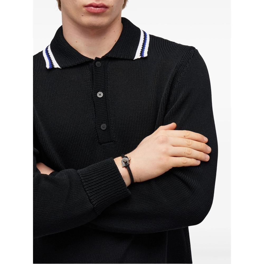 Ferragamo Black Bracelets Men FERRAGAMO