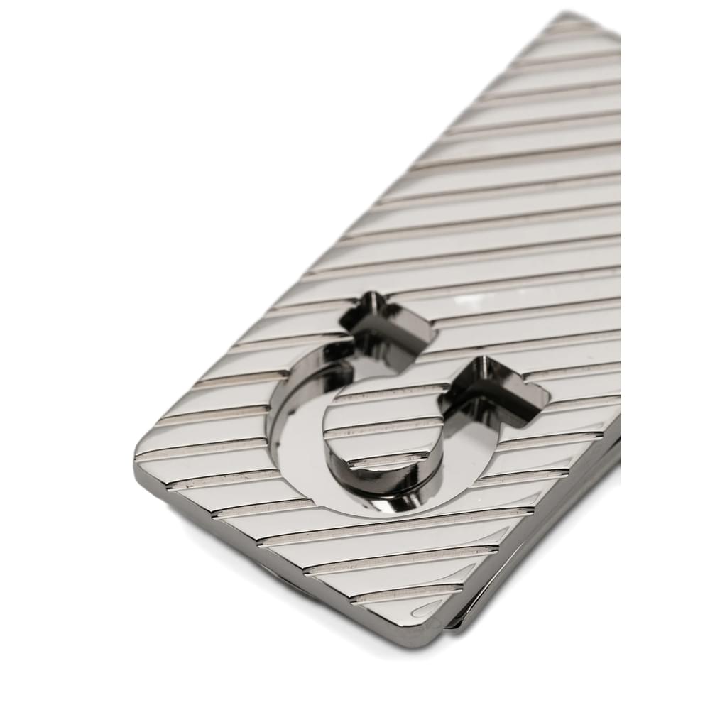 Ferragamo Silver Ties & Bow Ties Men FERRAGAMO