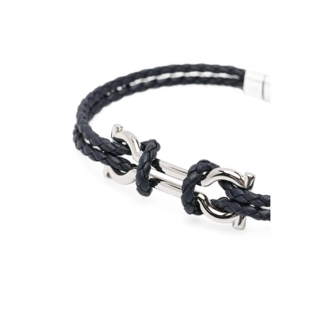 Ferragamo Silver Bracelets Men FERRAGAMO