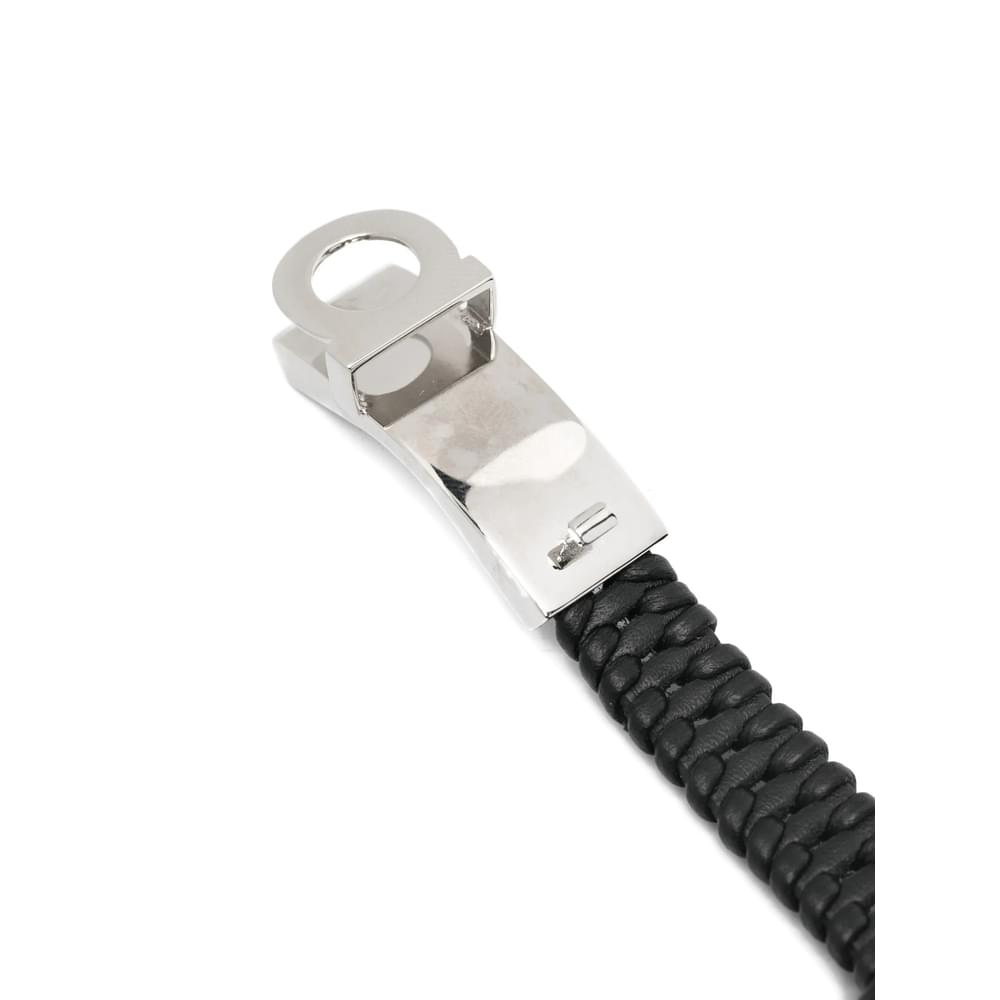 Ferragamo Black Bracelets Men FERRAGAMO