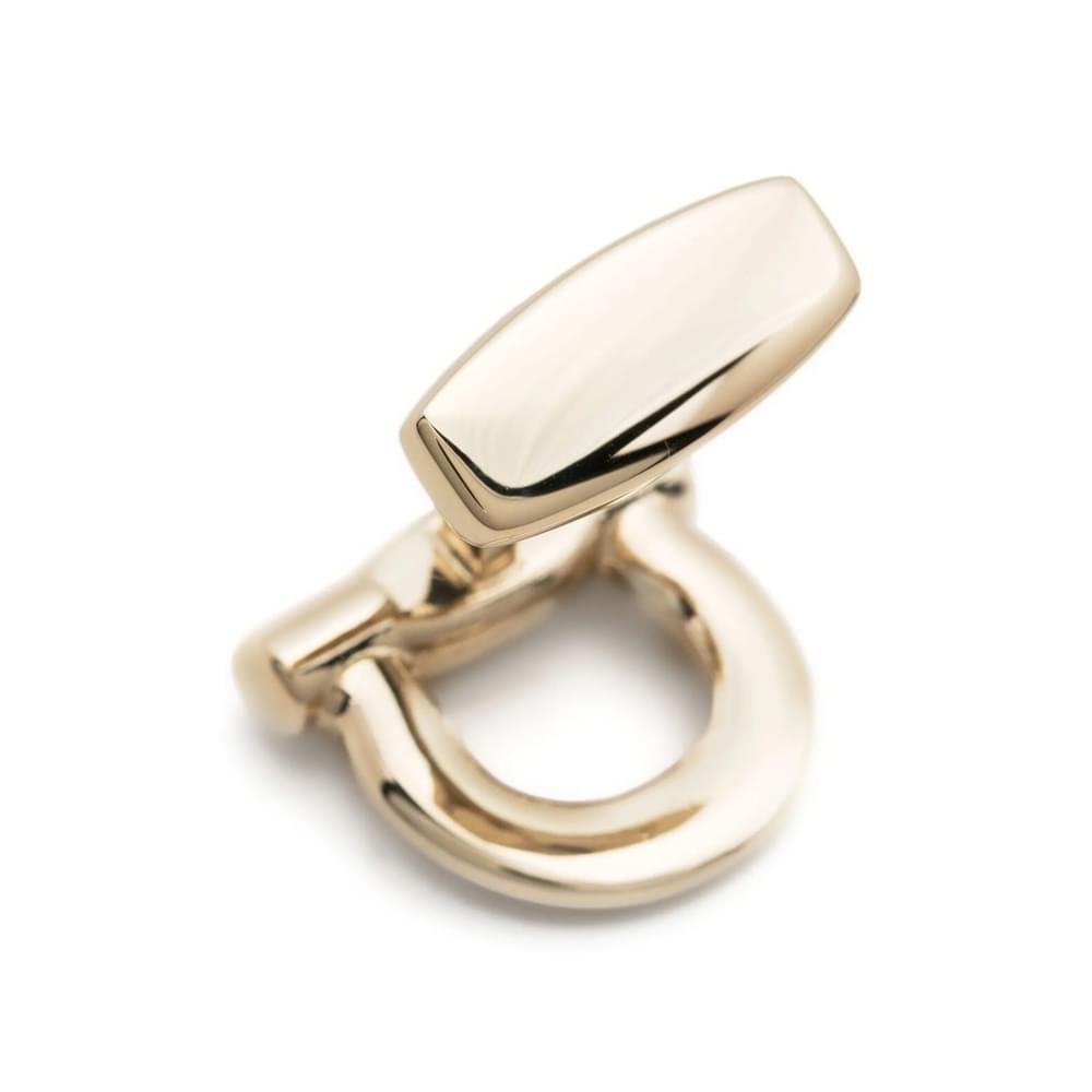 Ferragamo Gold Cufflinks Men FERRAGAMO