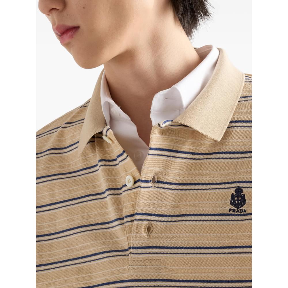 Prada Neutrals Polo Shirts Men PRADA