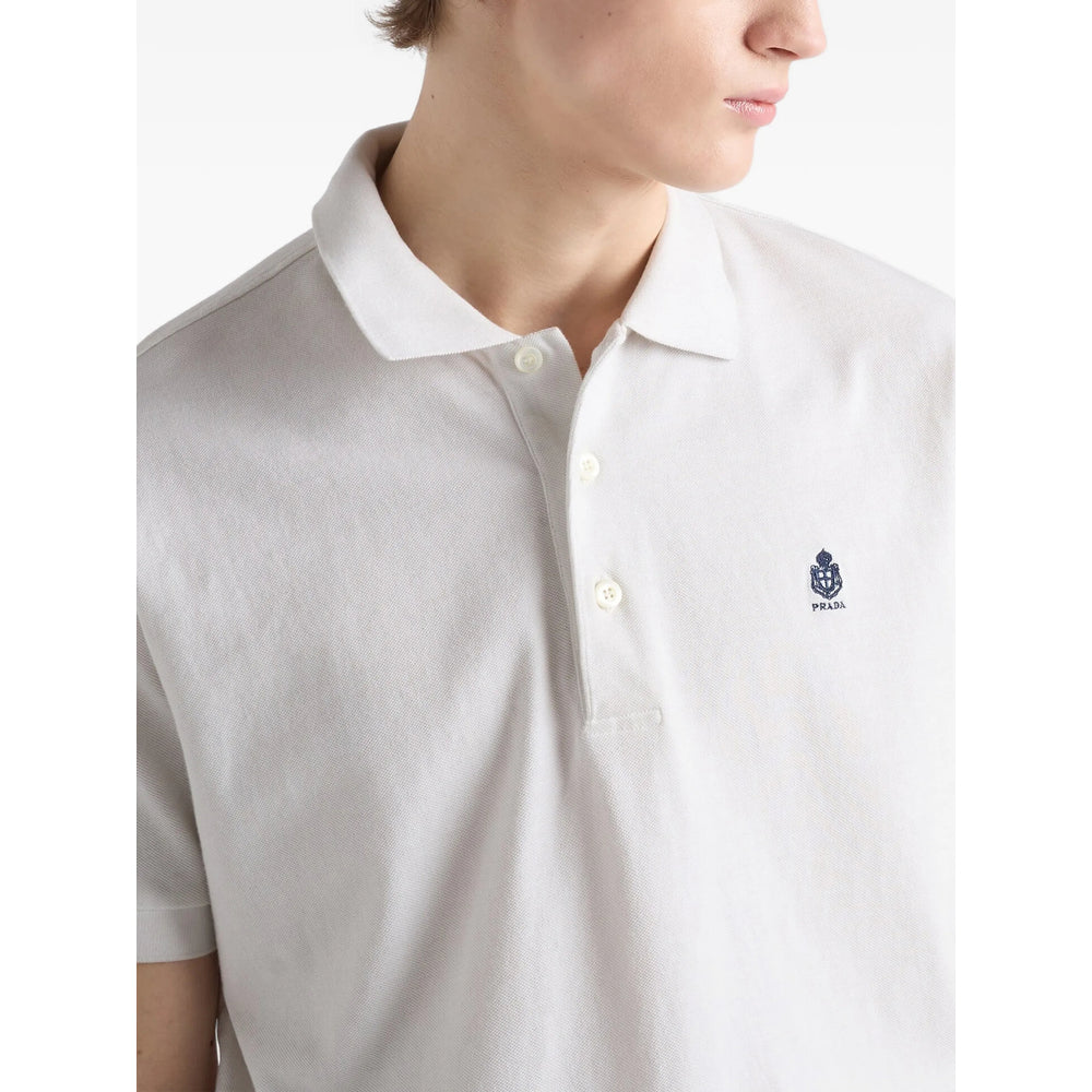 Prada Neutrals Polo Shirts Men PRADA
