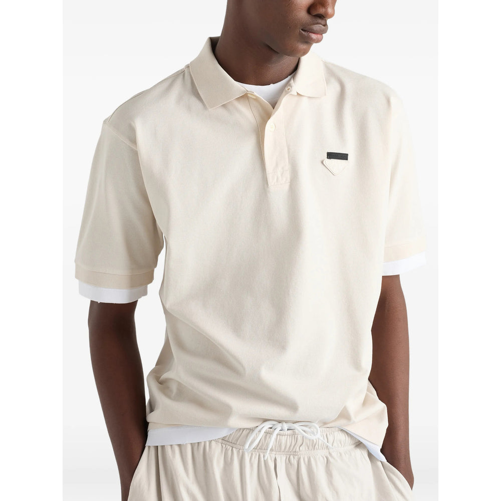 Prada Neutrals Polo Shirts Men PRADA
