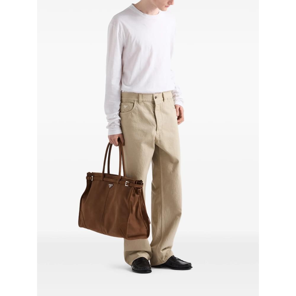 Prada Neutrals Denim - Regular & Straight-Leg Jeans Men PRADA