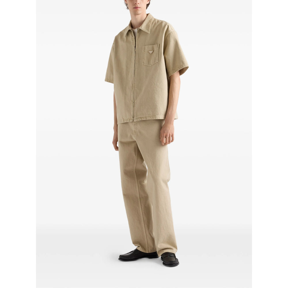 Prada Neutrals Shirts Men PRADA