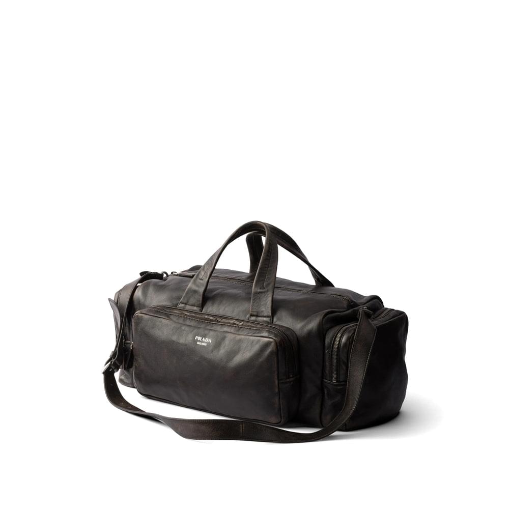 Prada Brown Luggage & Holdalls Men PRADA