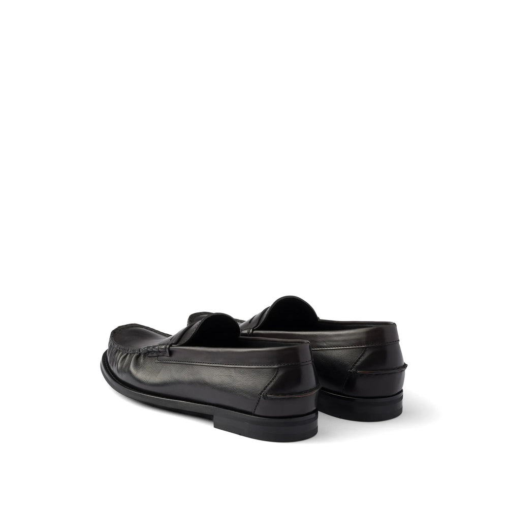 Prada Black Loafers Men PRADA