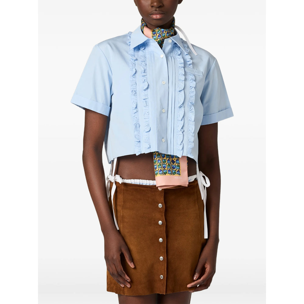 Miu Miu Blue Tops - Shirts Women MIU MIU