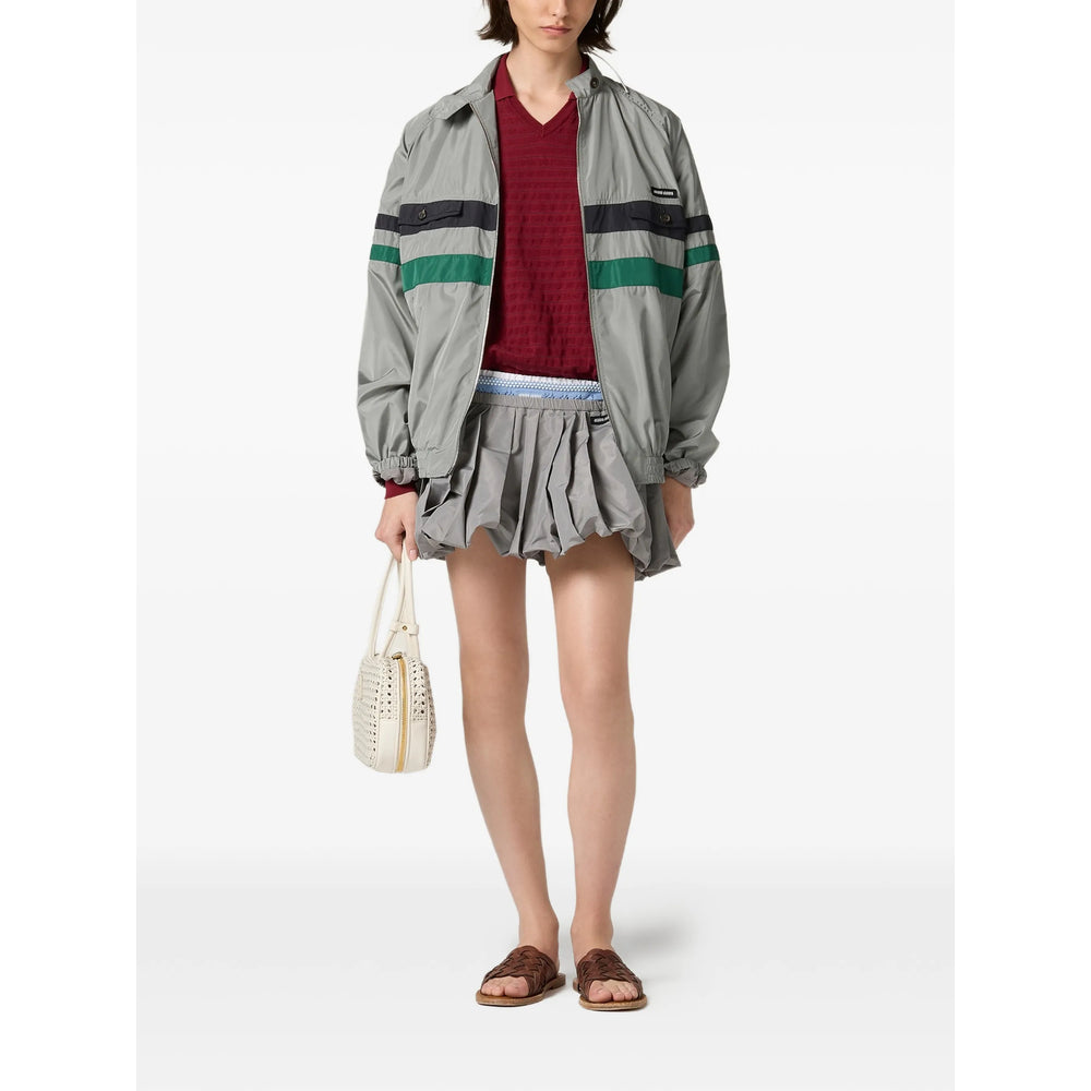 Miu Miu Grey Jackets - Bomber Jackets Women MIU MIU