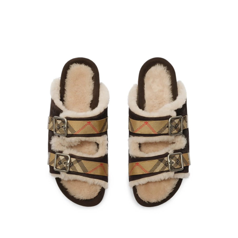 Burberry Brown Sandals Men BURBERRY