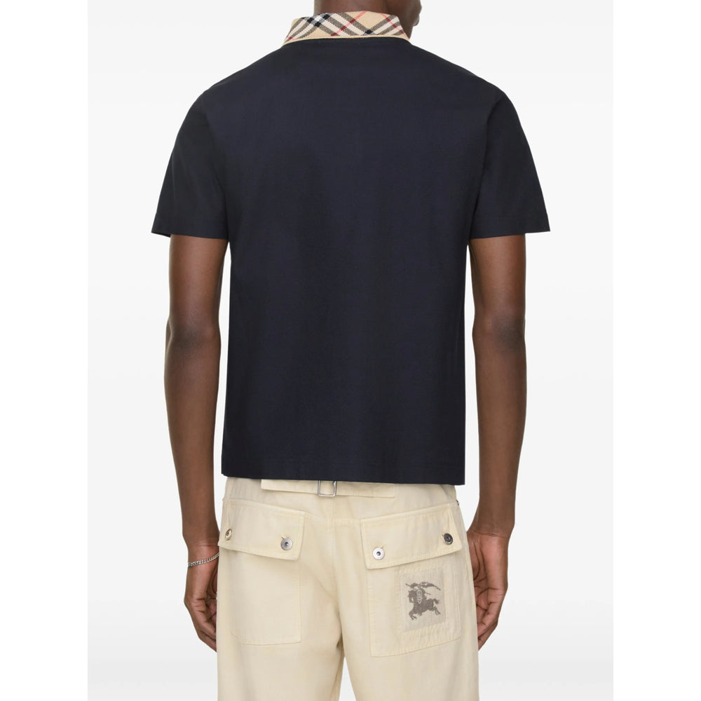 Burberry Blue Polo Shirts Men BURBERRY