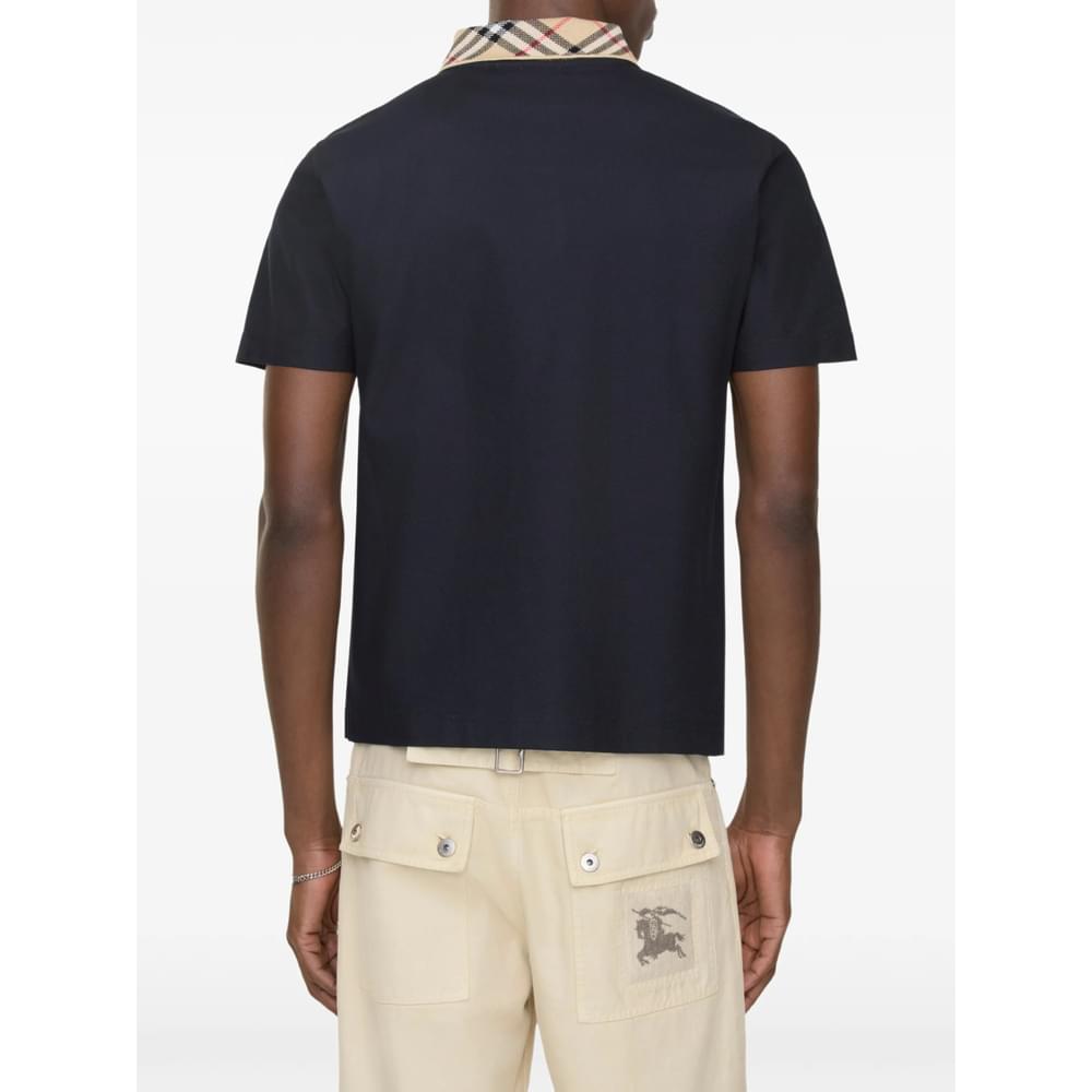 Burberry Blue Polo Shirts Men BURBERRY