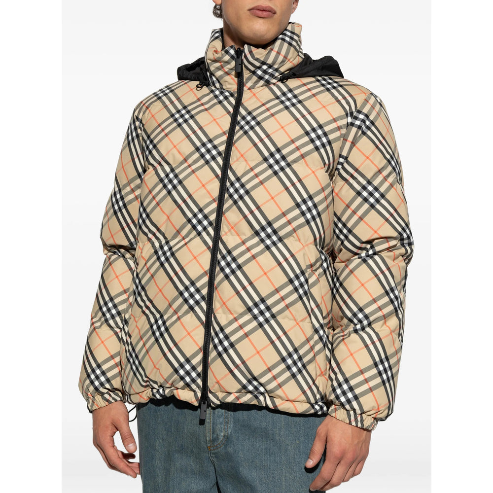 Burberry Neutrals Jackets - Padded & Down Jackets Men BURBERRY