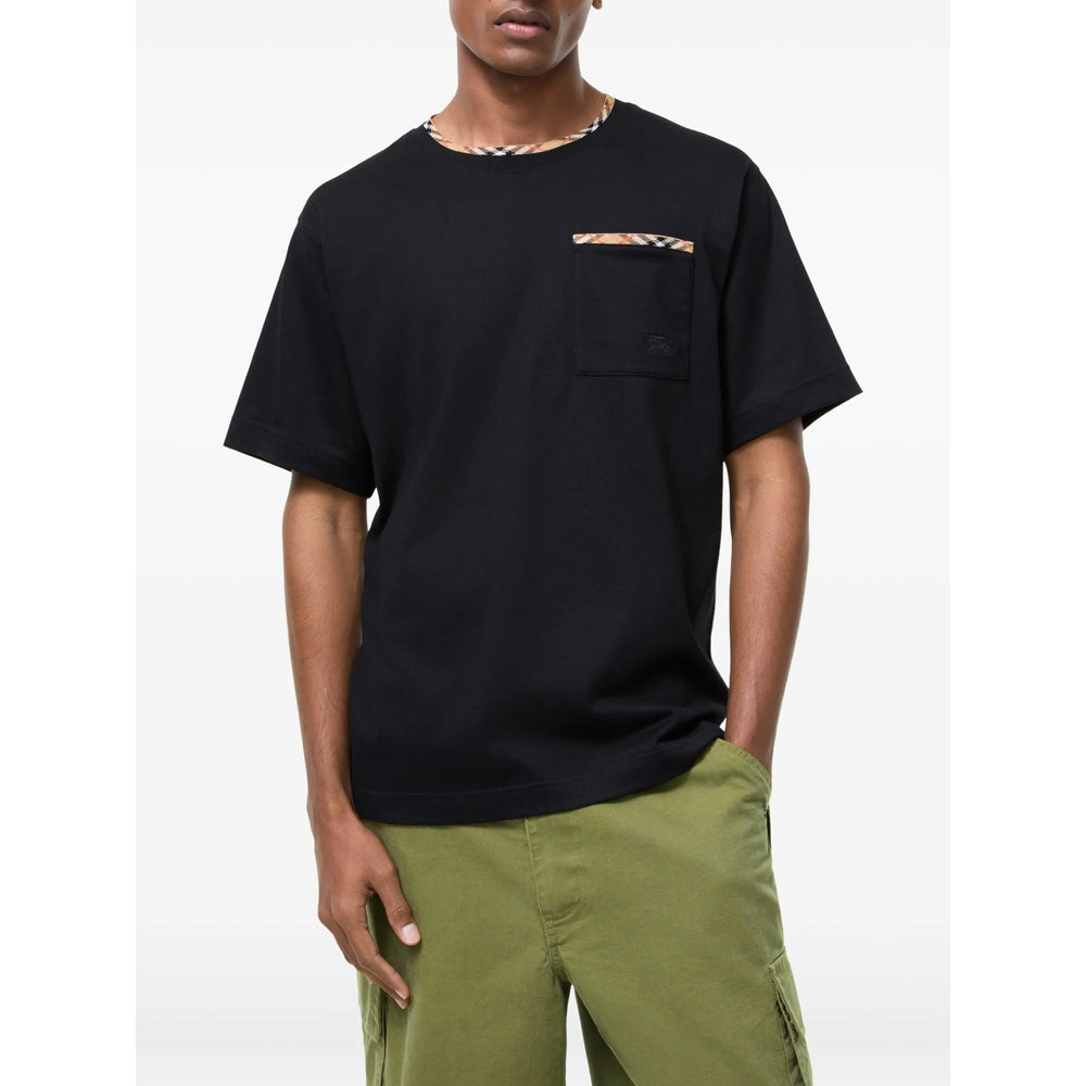 Burberry Black T-Shirts & Vests - T-Shirts Men BURBERRY