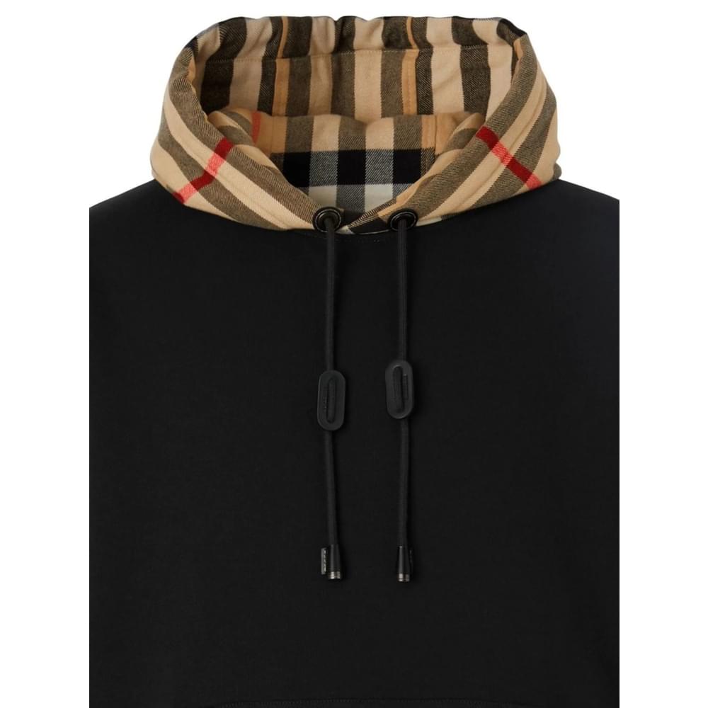 Burberry Black Sweaters & Knitwear - Hoodies Men BURBERRY