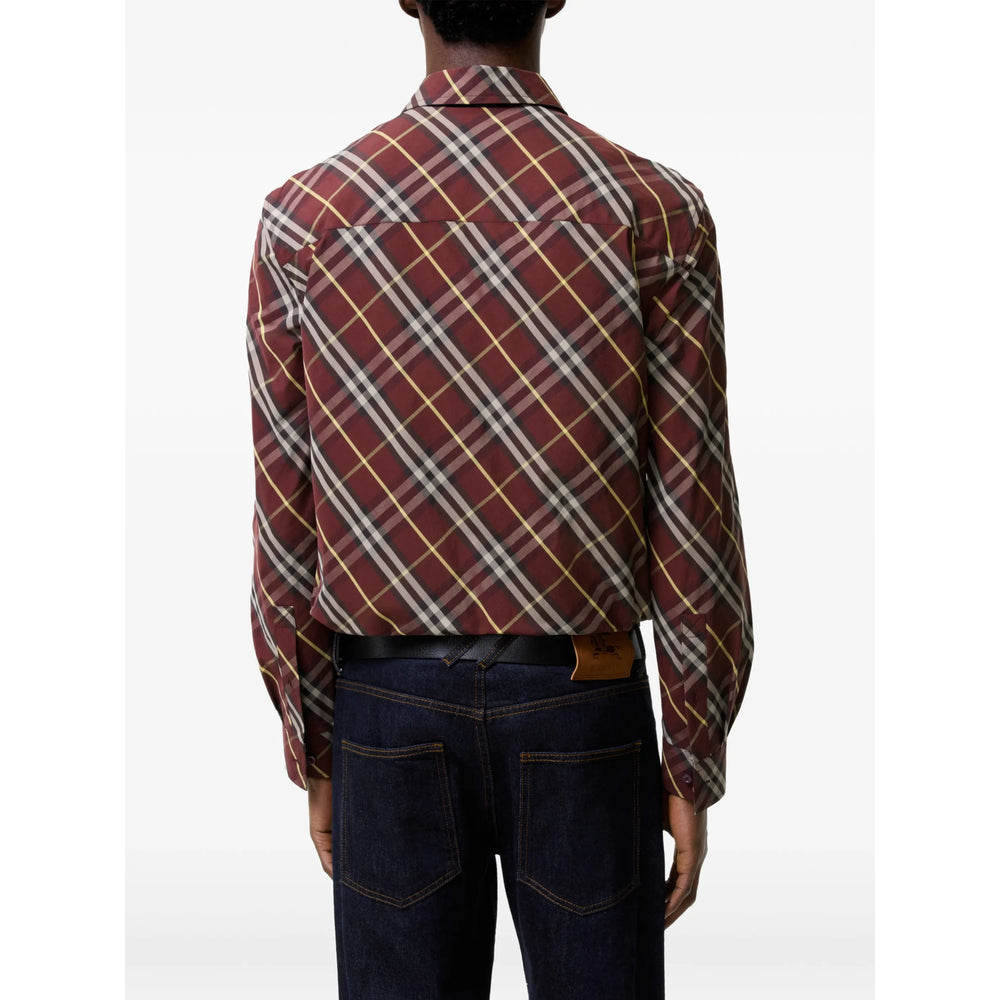 Burberry Red Shirts Men BURBERRY