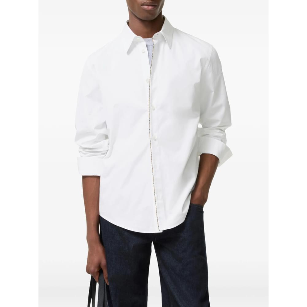 Burberry White Shirts Men BURBERRY
