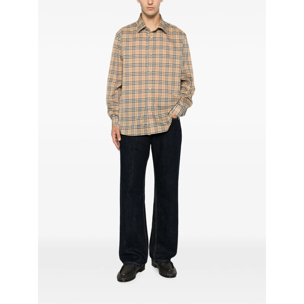 Burberry Neutrals Shirts Men BURBERRY