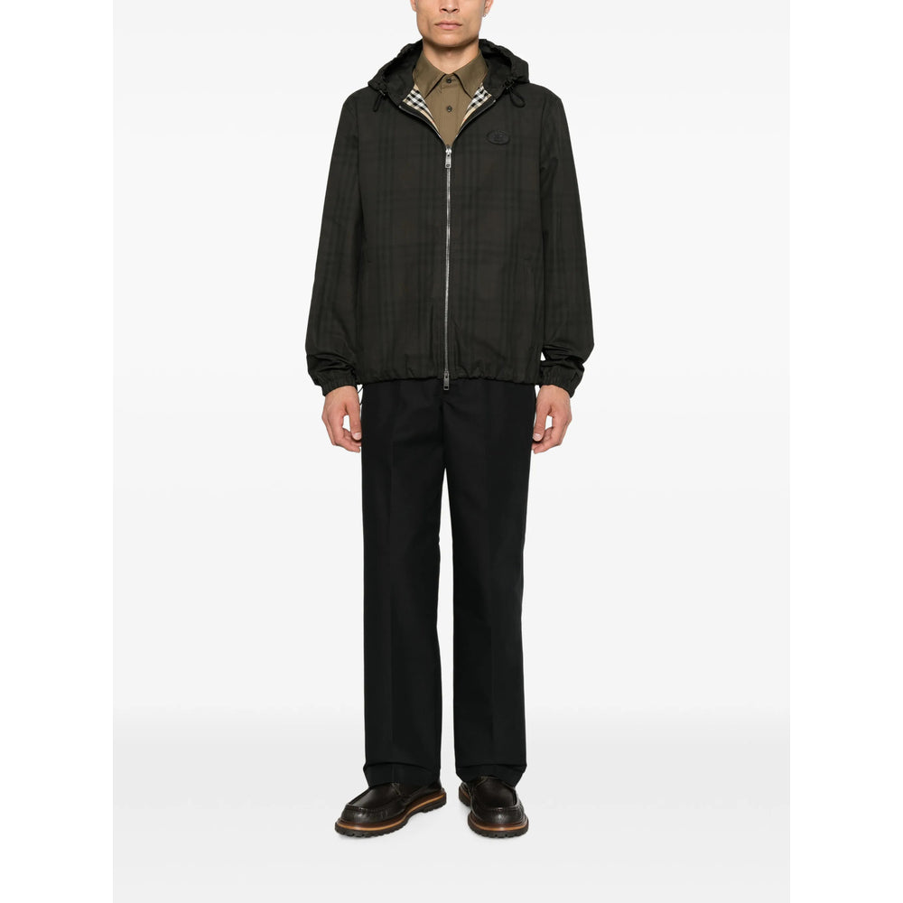 Burberry Brown Jackets - Hooded Jackets Men BURBERRY