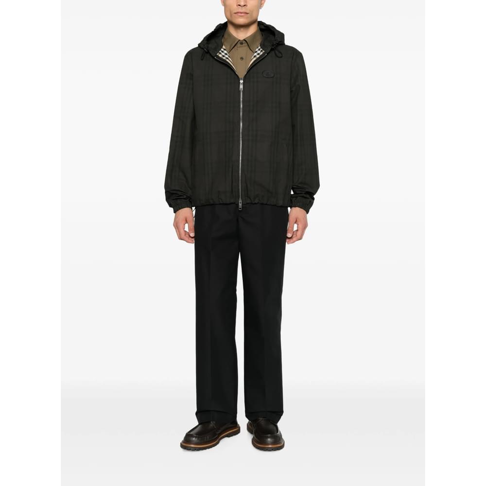 Burberry Brown Jackets - Hooded Jackets Men BURBERRY