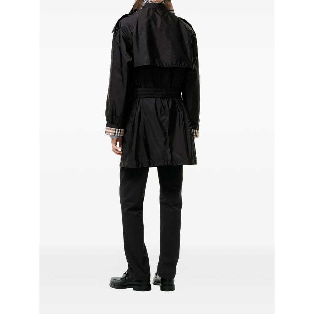 Burberry Black Coats - Trench Coats Men BURBERRY