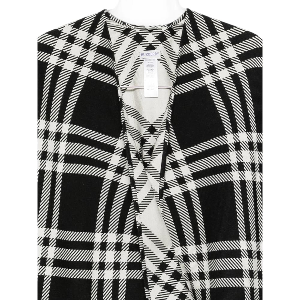 Burberry Black Jackets - Capes & Ponchos Women BURBERRY