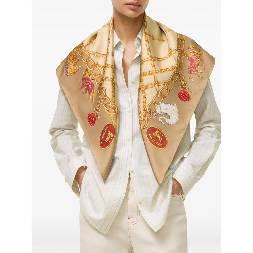 Burberry Neutrals Scarves Men BURBERRY