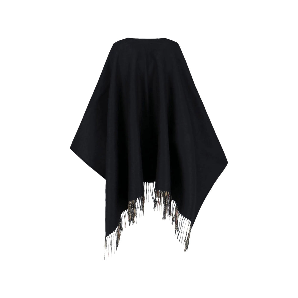 Burberry Black Jackets - Capes & Ponchos Women BURBERRY