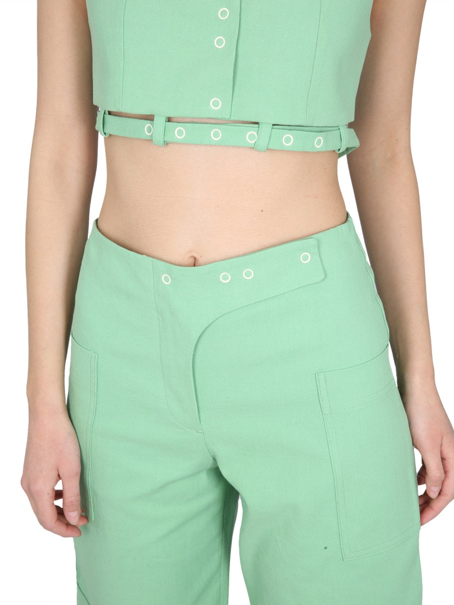 Ganni Women Crop Top GANNI