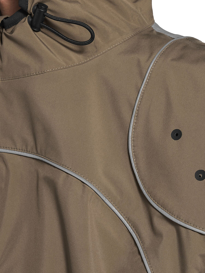 Balenciaga Men Men`S Techwear Zip-Up Jacket In Grey BALENCIAGA