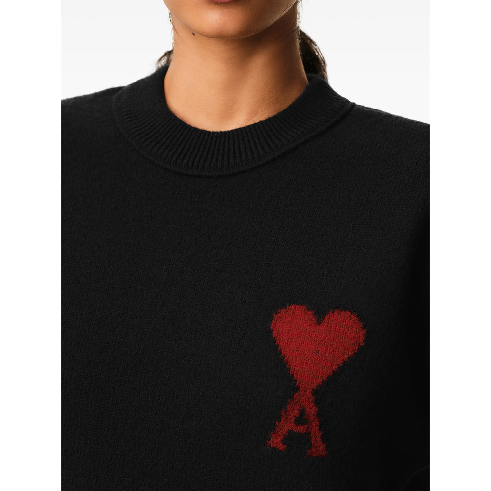 Ami Paris Black Sweaters & Knitwear - Jumpers Men AMI PARIS